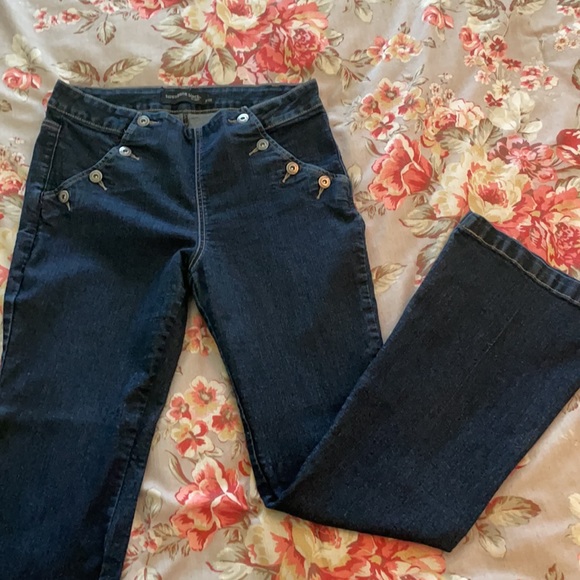 Super Cute Sailor Style Dark Jeans - Picture 5 of 8